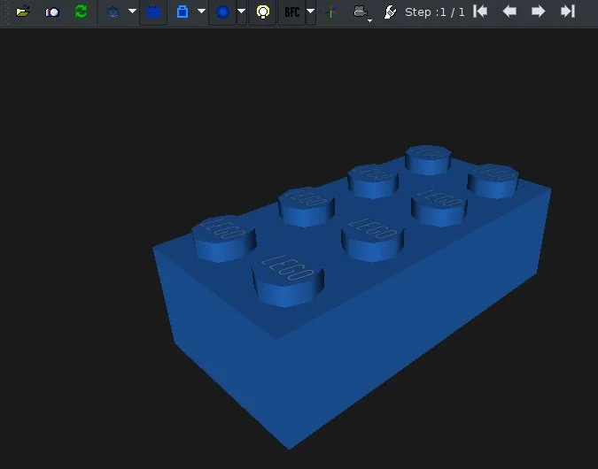 1 brick in LDView