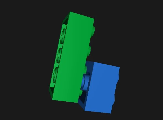2 bricks in LDView