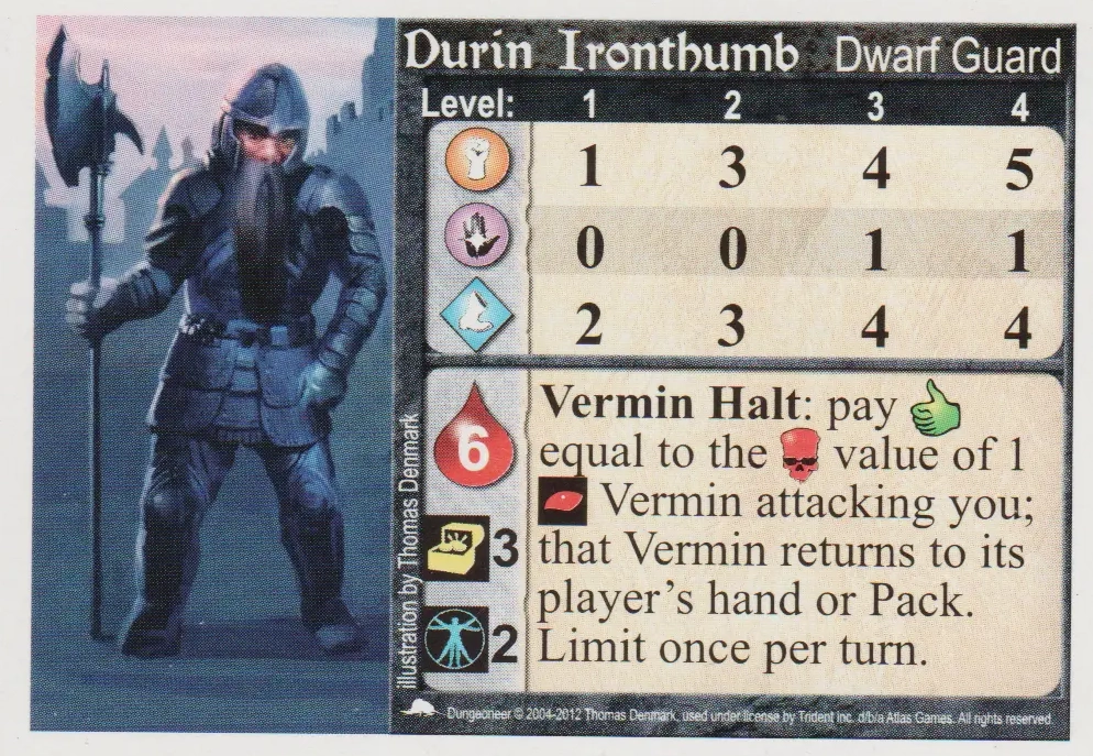 Card for Durin Ironthumb